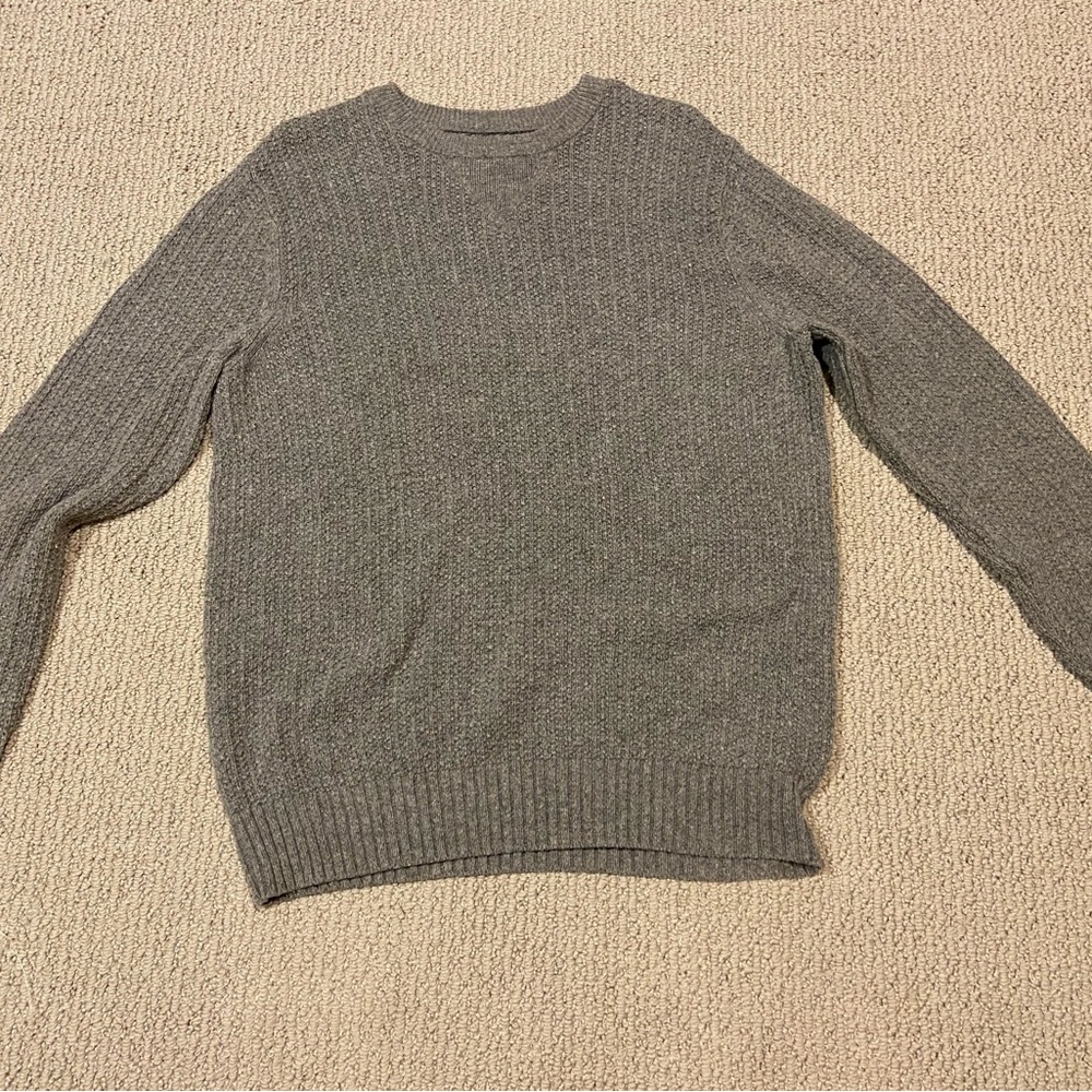 Gray sweater